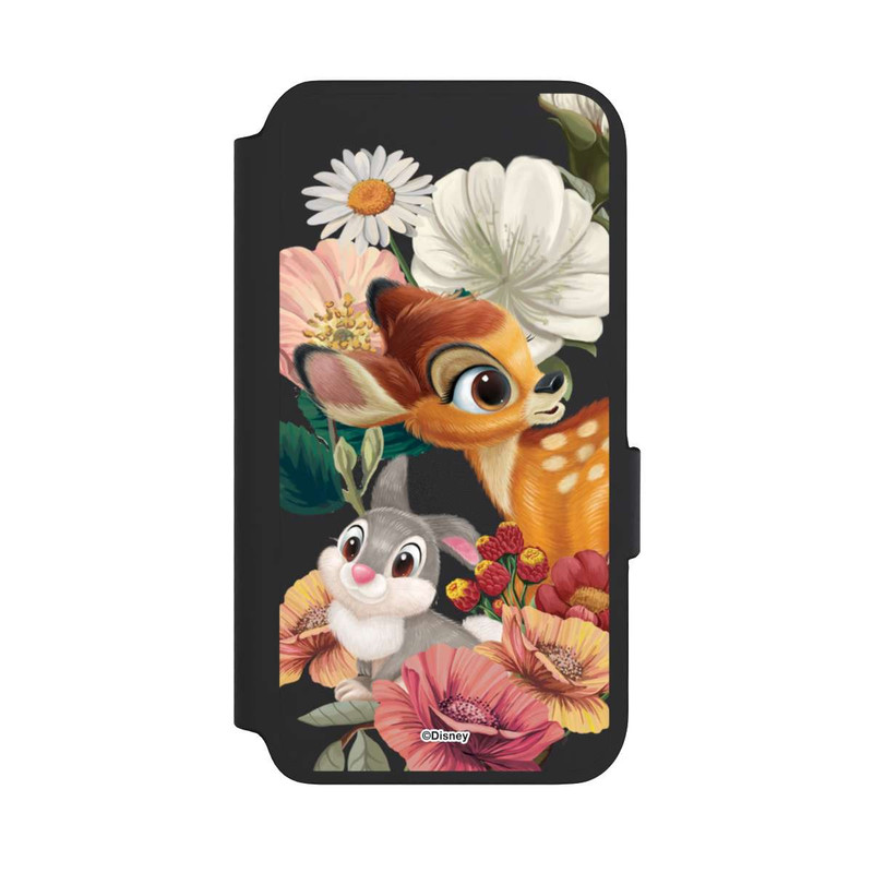 Galaxy S22 NIVOflip Bambi und Klopfer Blumen Transparent