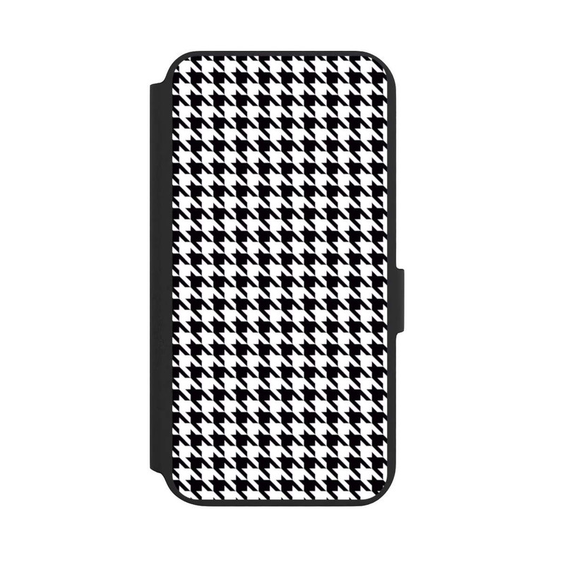 Galaxy S22 + NIVOflip Pied de Poule Noir Blanc