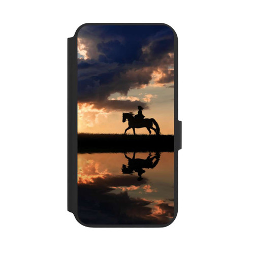 Samsung Galaxy S22+ NIVOflip Ausritt im Sonnenuntergang