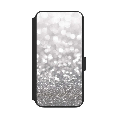Samsung Galaxy S22+ NIVOflip Pluie de Paillettes Argentées Look