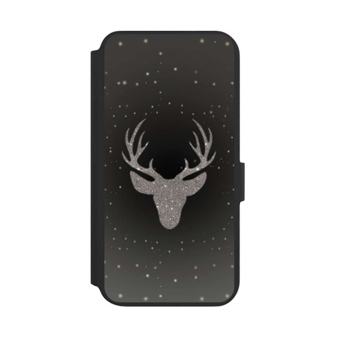 Samsung Galaxy S22+ NIVOflip Hirsch Glitzer Look