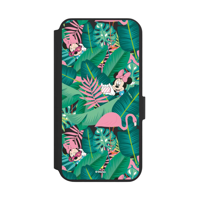 Galaxy S22 + NIVOflip Minnie Summer Palmblätter ohne Hintergrund