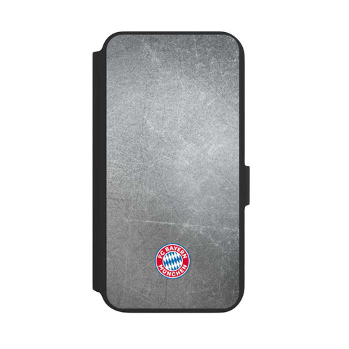 Samsung Galaxy S22+ NIVOflip Klassisches FCB Logo Klein - Bunt auf Metalllook
