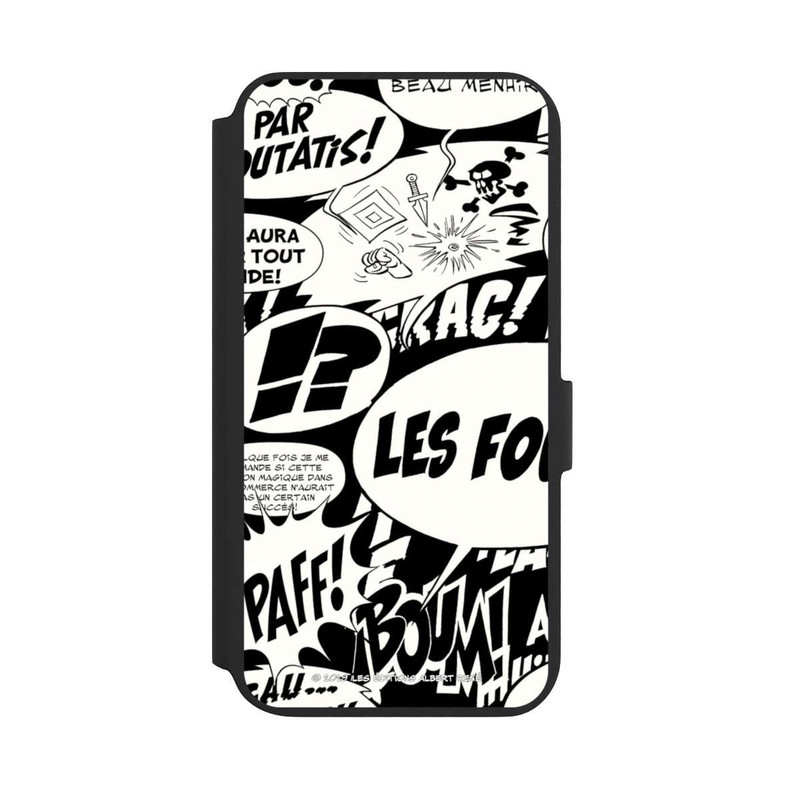 Galaxy S22 + NIVOflip Sprechblasen Asterix Schwarz