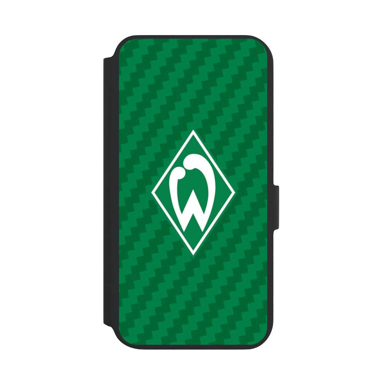 Galaxy S22 + NIVOflip Carbonlook - Werder Bremen