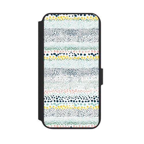 Samsung Galaxy S22+ NIVOflip Kleine Punkte, strukturiertes Weiß