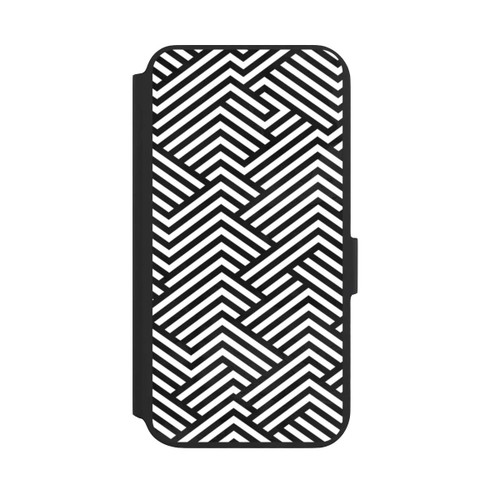 Samsung Galaxy S22+ NIVOflip Schwarz und Weiß ZigZag