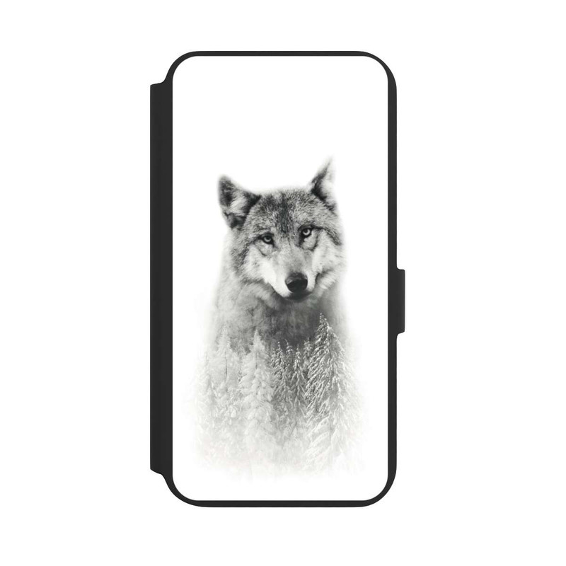 Galaxy S22 + NIVOflip Der Wolf und der Wald