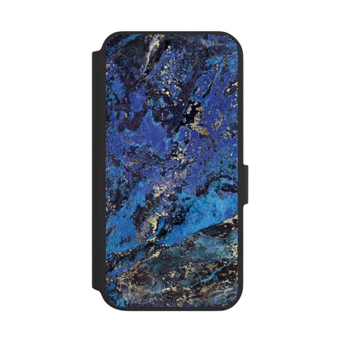 Samsung Galaxy S22+ NIVOflip Lapislazuli blau und gold