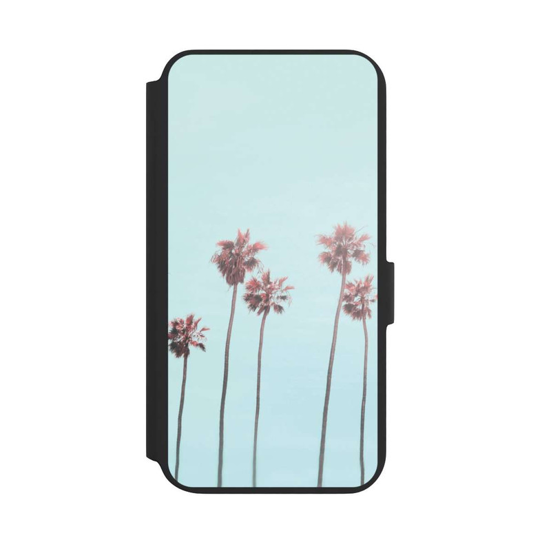 Galaxy S22 + NIVOflip Pink Light Paradise Beach Palm