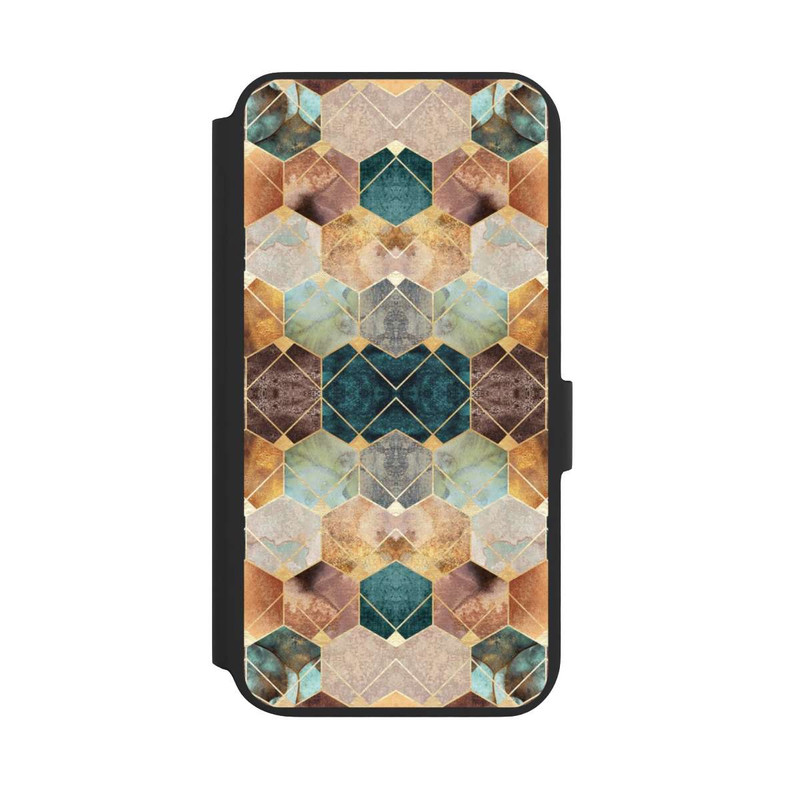 Galaxy S22 + NIVOflip Hexagones et diamants naturels