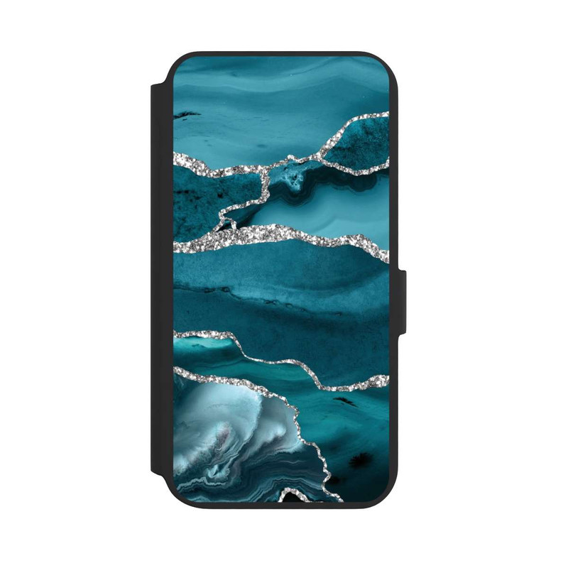 Galaxy S22 + NIVOflip Gletscher Eis Marmor