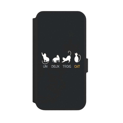 Samsung Galaxy S22+ NIVOflip Un Deux Trois Cat