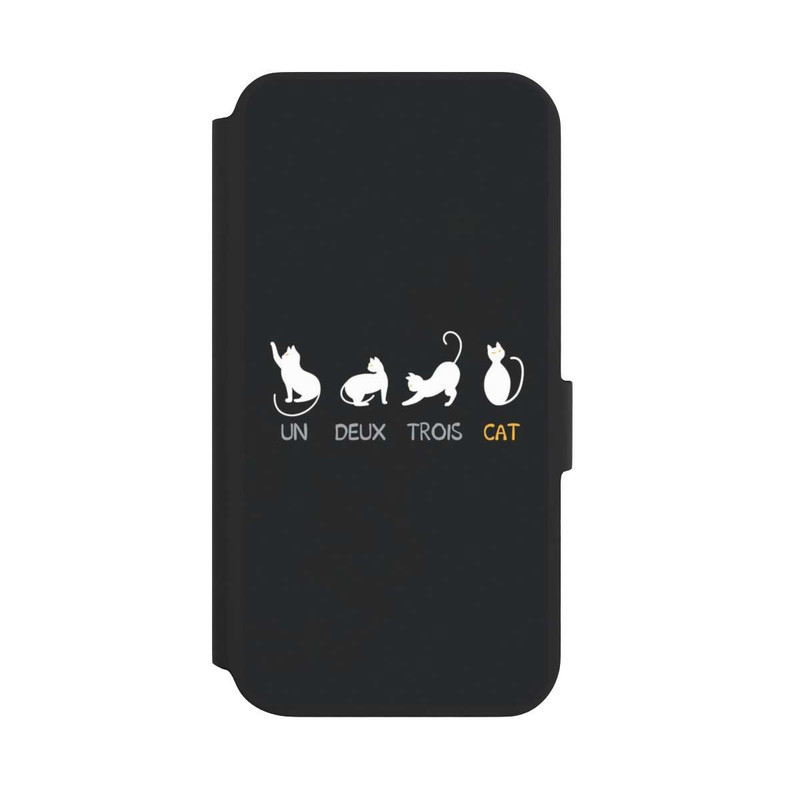Galaxy S22 + NIVOflip Un Deux Trois Cat