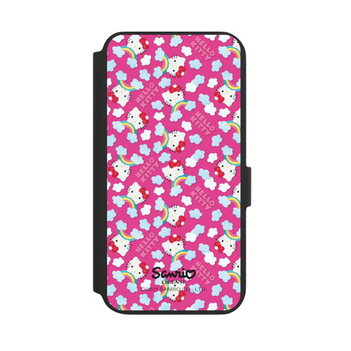 Samsung Galaxy S22+ NIVOflip Hello Kitty Regenbogenmuster