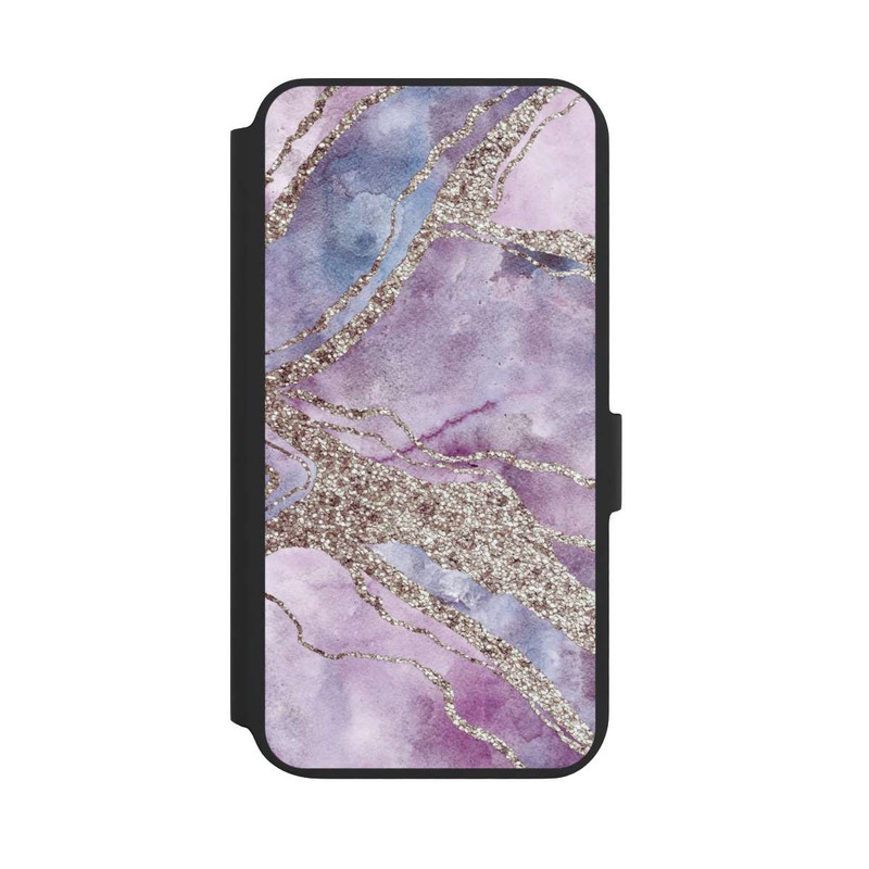 Galaxy S22 + NIVOflip Pierre précieuse Violet pastel