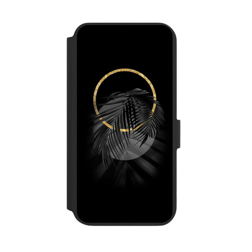Samsung Galaxy S22+ NIVOflip Black Tropical Leaf