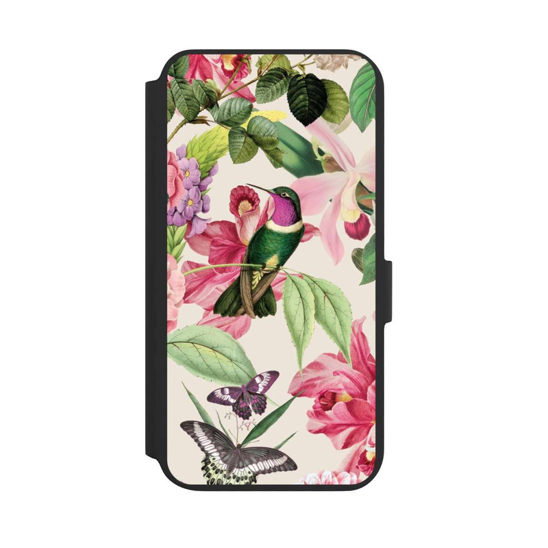 Galaxy S22 + NIVOflip Kolibris und Rosen Muster