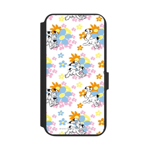 Samsung Galaxy S22+ NIVOflip Idéfix sur fleurs colorées