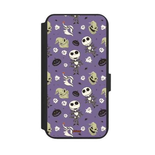 Samsung Galaxy S22+ NIVOflip Jack Purple Pattern Tim Burtons Nightmare before Christmas