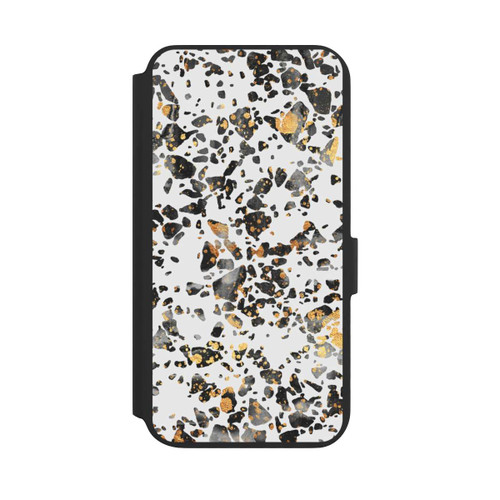 Samsung Galaxy S22+ NIVOflip Gold Speckled Terrazzo