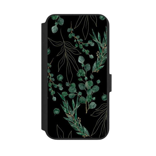 Samsung Galaxy S22+ NIVOflip Eucalyptus Leaves black