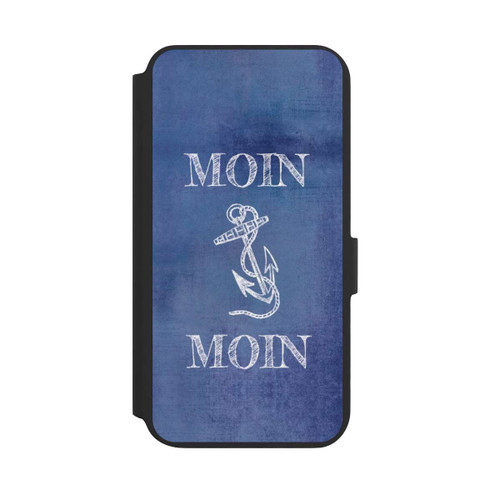 Samsung Galaxy S22+ NIVOflip Moin Anker grunge blau