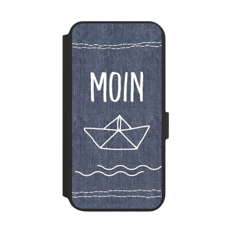 Galaxy S22 + NIVOflip Moin Schiff Denim