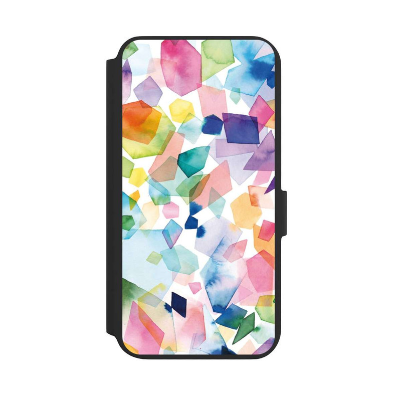 Galaxy S22 + NIVOflip Bunte Aquarelledelsteine ​​und Diamanten
