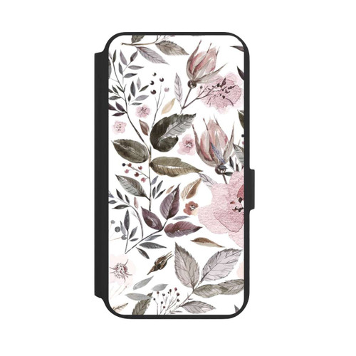 Samsung Galaxy S22+ NIVOflip Aquarell braune Rosenblüten