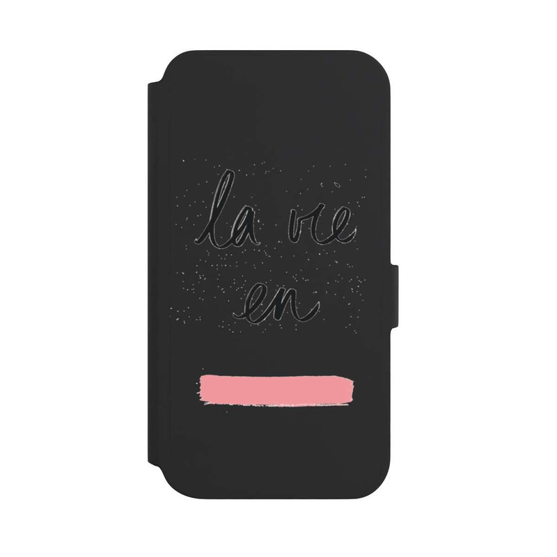 Galaxy S22 + NIVOflip La vie en Pink Transparent