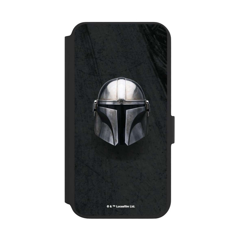 Galaxy S22 + NIVOflip Schwarzer Mandalorianer Helm