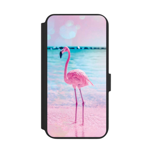 Samsung Galaxy S22+ NIVOflip Pink Flamingo on the beach