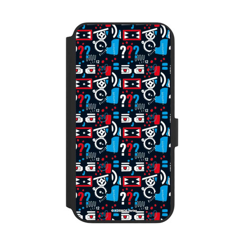 Samsung Galaxy S22+ NIVOflip Drei Fragezeichen Wildes Muster