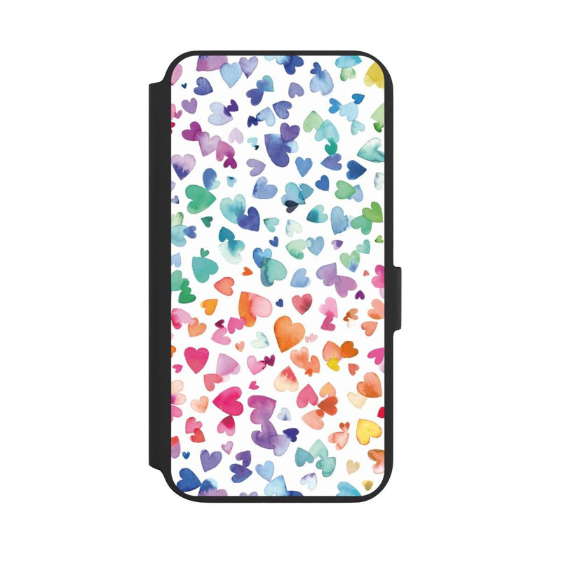 Galaxy S22 + NIVOflip Liebesherzen aquarell