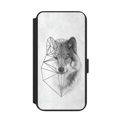 Samsung Galaxy S22+ NIVOflip Polygonaler Wolf