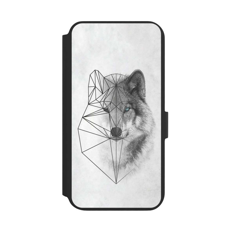 Galaxy S22 + NIVOflip Loup polygonique