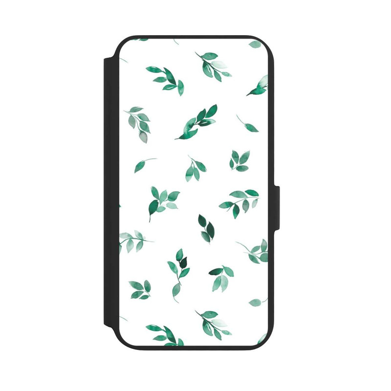 Galaxy S22 + NIVOflip Feuilles d'automne Eucalyptus vert
