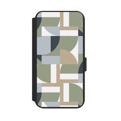 Samsung Galaxy S22+ NIVOflip Futuristische Bauhaus Polygone Beige