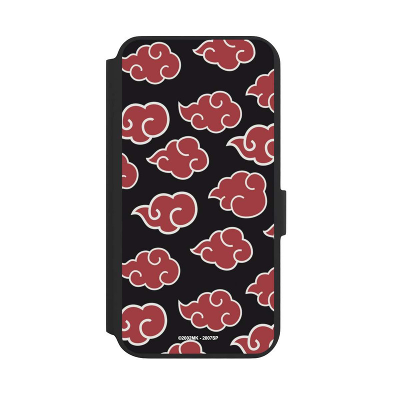 Galaxy S22 + NIVOflip Akatsuki Pattern Black Big
