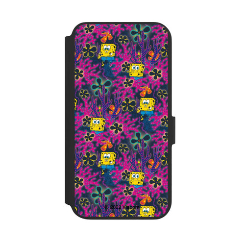 Samsung Galaxy S22+ NIVOflip Spongebob - Coral Muster