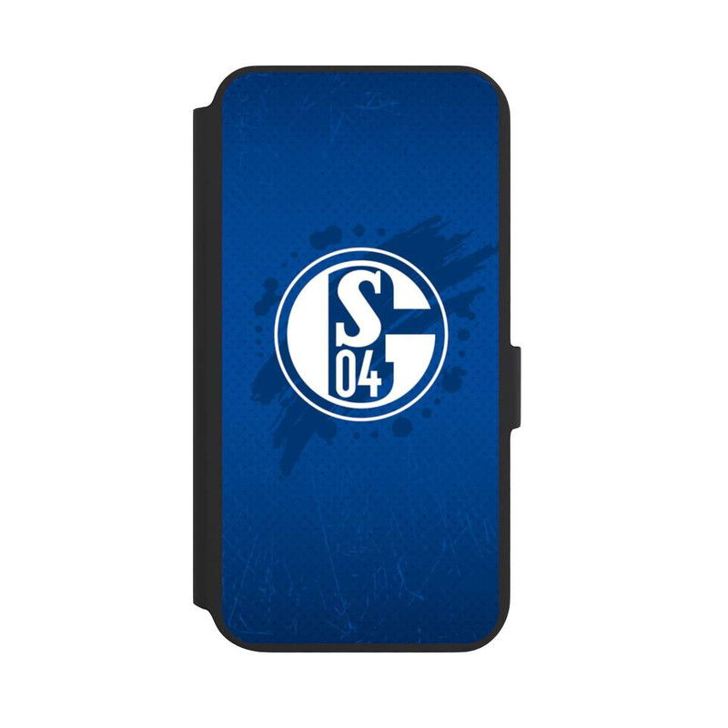 Galaxy S22 + NIVOflip Schalke 04 Farbe Fleck Blau