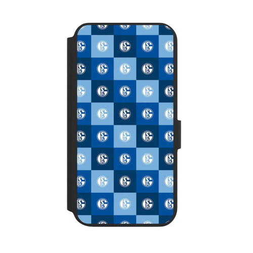 Samsung Galaxy S22+ NIVOflip Schalke 04 Muster