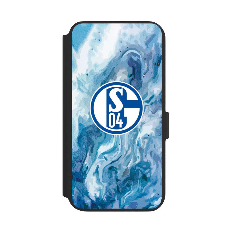 Galaxy S22 + NIVOflip Schalke 04 Flüssig Blau