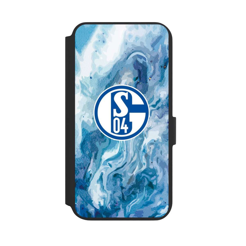 Galaxy S22 + NIVOflip Schalke 04 Flüssig Blau