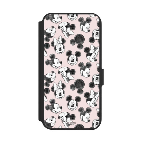 Samsung Galaxy S22+ NIVOflip Minnie &amp; Mickey Viele Gesichter Pink