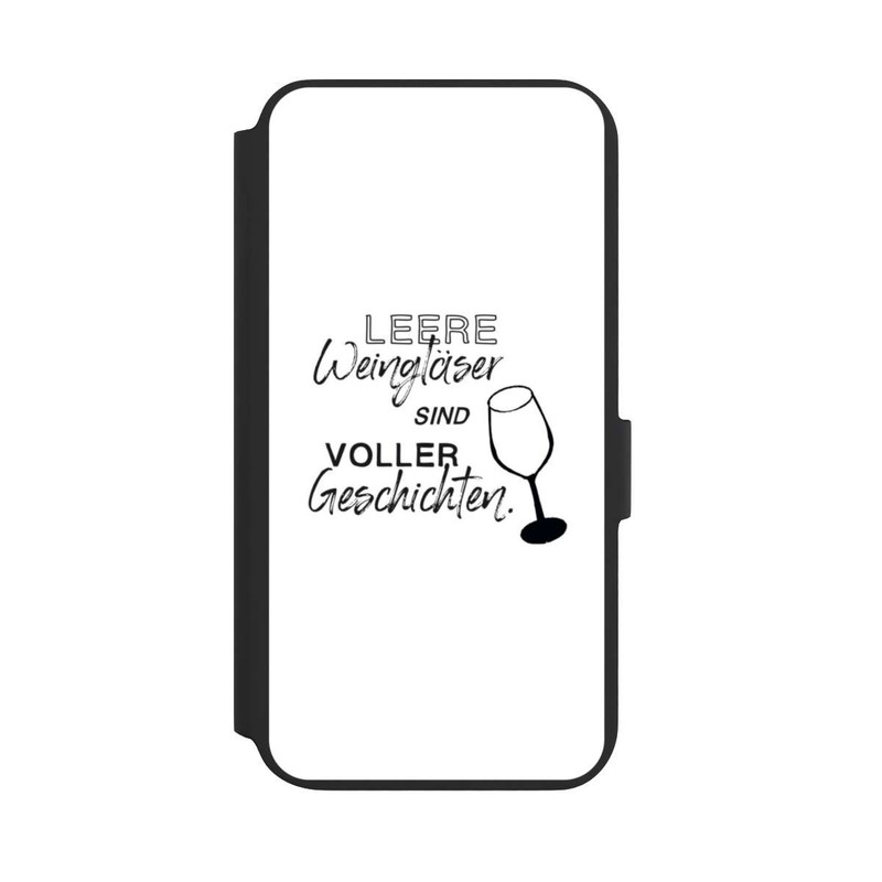 Galaxy S22 + NIVOflip Leere Weingläser