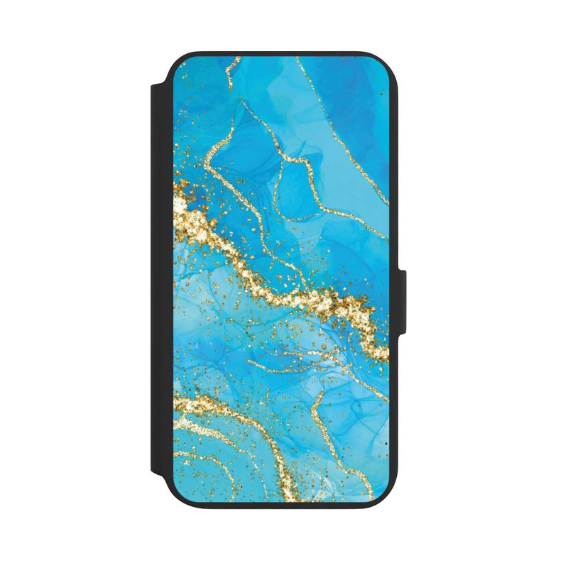 Galaxy S22 + NIVOflip Turquoise Gold Wallpaper