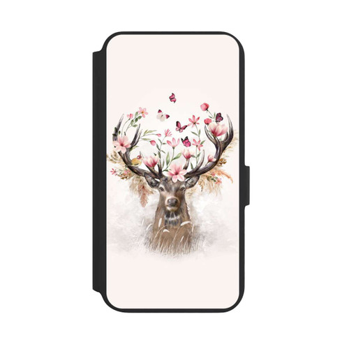 Samsung Galaxy S22+ NIVOflip Hirsch Blumen Geweih