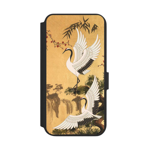 Samsung Galaxy S22+ NIVOflip Kraniche Gold Japan 2